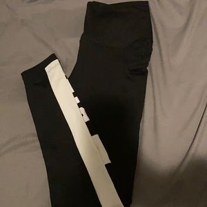 Black and white leggings